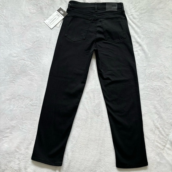 DKNY JEANS Waverly Straight Leg High Rise Black Jeans--27/4 - Picture 11 of 16